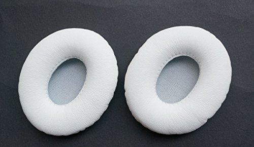 V-MOTA Ear Pads Compatible with Beats SOLO 1.0 & Monster beats solo & Beats Solo HD headphones,Replacement Cushion Repair Parts (1 pair) (White)