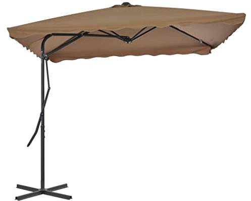 vidaXL Sonnenschirm 250x250 cm Ampelschirm Marktschirm Schirm Gartenschirm