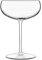 Luigi Bormioli - Talismano - Old Martini Crystal Glasses - Dishwasher Safe - Made in Italy - Set of 4, 300ml, Silver