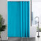 Furlinic 180x200 Duschvorhang Anti-schimmel Wasserdicht und Waschbar in Badezimmer,Textile Vorhänge aus Stoff für Badewanne und Dusche, mit 12 Duschvorhangringe Aquamarine.