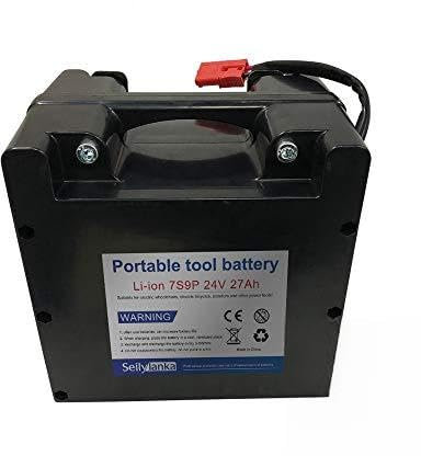 24V Li-ion Batterie Speziell für Elektrorollstühle Austauschbare Blei-Säure-Batterie akku 12Ah 15Ah 18Ah 24Ah 27Ah 30Ah 33Ah 36Ah 39Ah 42Ah 45Ah 48Ah 51Ah 54Ah 57Ah 60Ah (B-27Ah)