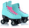 SMJ sport Damen Klassische Retro Rollschuhe | ABEC7 Kugellager | Mint Rosa Mädchen Classic Roller Skates Inliner Inlineskates | Gr. 35, 36, 37, 38, 39, 40, 41 (Türkis, 37)