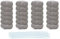 40 Pieces Lint Traps Washing Machine Stainless Steel Snare Laundry Mesh Washer Hose Filter with 40 Pieces Cable Ties Rust Proof