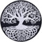 YGGDRASIL Aufnäher Wikinger Baum des Lebens Aufbügler Viking Patch Lebensbaum Tree of life Wikinger Geburtstagsgeschenk Applikation zum aufbügeln/annähen | 90x90mm