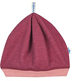 Finkid Hitti Sport Rot - Leichte warme Kinder Wollmütze, Größe S - Farbe Beet Red - Rose