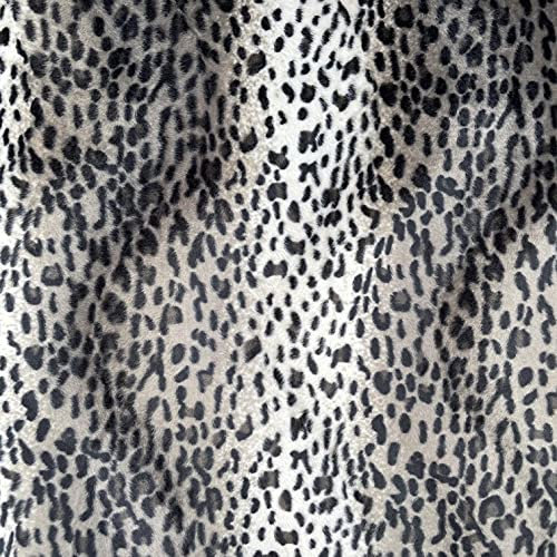 Velboa-Kunstfell, super weich, Ponyhaut, Veloursstoff, Bastelmaterial, 140 cm breit (pro halber Meter, Luchs)