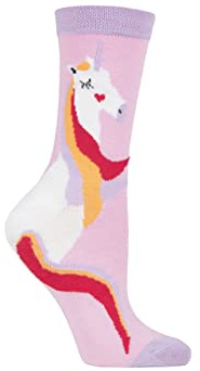 SockShop Lazy Panda Herren und Damen Bambus Spaß und Neuheit Socken Packung 1 (Einhorn, 37-42)