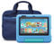 Fire 7 Kids-Tablet (16 GB, blau) + NuPro Hülle mit Reißverschluss (Marineblau/Blau)