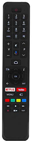 Genuine Replacement Remote control fits for JVC LT-50VA6955 LED-Fernseher 50, 4K Ultra HD, Google TV, Smart-TV, Android TV