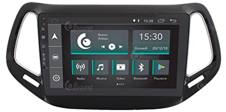 Personalisiertes Autoradio für Jeep Compass Android GPS Bluetooth WiFi USB DAB+ Touchscreen 10 4core Carplay AndroidAuto
