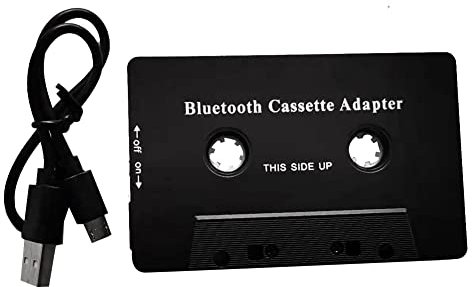 Shuimitao Universal Cassette Bluetooth 5.0 Audio Car Tape Aux Adattatore Stereo Microfono, per MP3 AUX Cavo Lettore CD