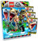 Lego Jurassic World Serie 2 Karten - Trading Cards - 1 Sammelmappe + 3 Booster Sammelkarten Bundle + 10 Originale Hüllen