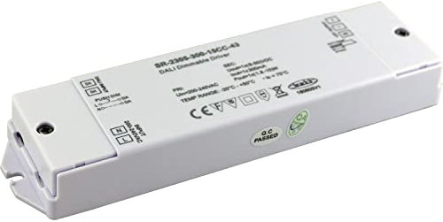McLED Netzgerät SRP-DALI dimmbarer Trafo mittels Dali-Dimmer, 15W 230V, Kunststoff hellgrau