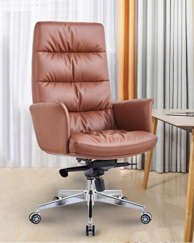 Chaises d'ordinateur ergonomiques, chaise de bureau pivotante pour ordinateur de bureau, inclinable, réglable, ergonomique, pivotante, inclinable, chaise de bureau avec fonction de basculement de