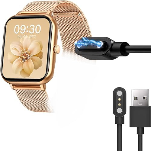 Blueshaweu Ladekabel Kompatibel mit TAOPON Smartwatch 1.83 ZL54, Kabel Ladegerät Ladestaion für TAOPON ZL54 Smartwatch (schwarz)
