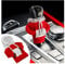CGEAMDY 2 Stück Auto Schaltknauf Abdeckung, Auto Hoodie Schaltknauf, Hoodie Pulli für Gangschaltung, Schalthebel Schaltknauf Hoodie für Auto Dekoration(Rot+Weiß)
