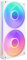 NZXT F240 RGB Core - 240mm Single-Frame Fan Unit with 2 x 120mm RGB Fans - Speed & Lighting Control - High Static Pressure & Airflow - Fluid Dynamic Bearings - 8 aRGB LEDs Per Fan - White