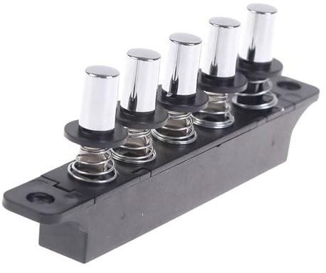Fenteer Interruptor de Teclado para Campana extractora, Repuesto, Controlador de Panel de 5 Botones, Accesorios para Campana extractora