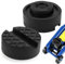 2 Piezas Taco de Goma para Gato Hidráulico, Universal Gomas Gato Hidraulico, Antideslizante Car Jack Pad, Caballete Coche, Bloque de Soporte de Goma, Tacos de Goma para Gatos y Plataformas Elevadoras
