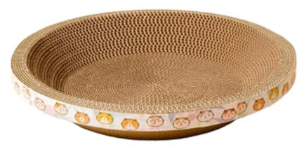 MagiDeal Round Cat Scratcher Bed, Cat Scratch Pad, Pet Supplies, Scratching Board Cat Nest for Grinding Claw Furniture Protector, large
