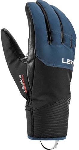 LEKI Unisex Sparrow 3D Handschuhe, Black-Marine, 10