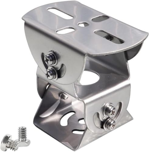 CTXSumTec Universal Stainless Steel 3D Security Camera Wall Pole Joint Mount Adaptor, 3-Axis Universal CCTV Camera Mount Bracket Adjustable Extension Adapter for CCTV Surveillance Camera