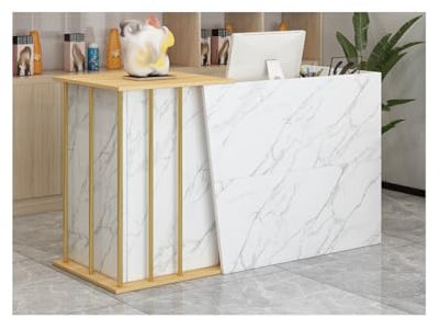 Moderner Marmor-Empfangstheke für Supermarkt, Convenience Store, Hotel, Bar, Salon, Bekleidungsgeschäft, 100 cm