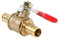 Adaptateur de connecteur de raccord de tuyau de robinet à boisseau sphérique d'arrêt pneumatique à deux voies en laiton(5mm)