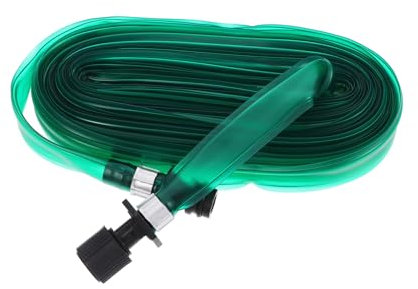 iplusmile Pvc Garten Schlauch Flach Bewässerungsschlauch Mit Löchern Für Gleichmäßige Wasserverteilung Standard Integrierte Dichtung Gegen Lecks Flexibel Geeignet Als Beregner Und Gartenzube