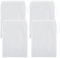 4 Pack Cotton Nut Milk Bag 18×12 Inches Fine Mesh Cheese Cloth Multiple Usage Reusable Food Strainer Professional Cold Brew Filter for Straining Juice Coffee Yogurt Tea (Cotton, 18×12 in)