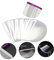 Lurrose 150Pcs Haircut Eye with Random Color Holder Transparent Hairdressing Eye Shield for Hair Coloring Bang Trimming and Hair Spray Protection Suitable