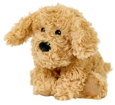 Warmies Cockapoo Plush Mini Size, Fully Microwavable and Weighted Cuddly Toy for Anxiety, Chill in The Freezer or Heat in Microwave, Soft Toy Heat Pad