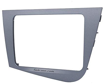 Radio Stereo Panel, Car Radio Frame 2 Din Fascia Fit Use For 2005-2011 Seat Leon Left Hand Driving Car Radio Head Unit Navigation Plate Panel Frame