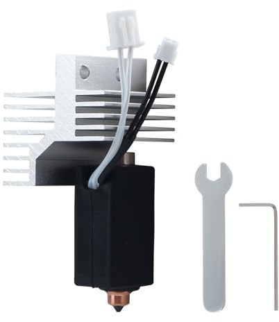 BCZAMD Upgrade Keramik Hotend for Centauri Carbon: Vormontiertes Hotend Kit 0,4mm Messing-gehärteter Stahl Düse mit Heizpatrone Thermistor und Heizblock für 3D Drucker Ersatz