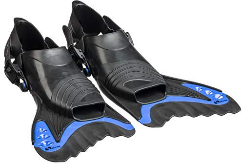 Salvas Schwimmflossen Aquaria Training Kurz Flosse Fersen Band Verstellbar 36-47 M-L/XL