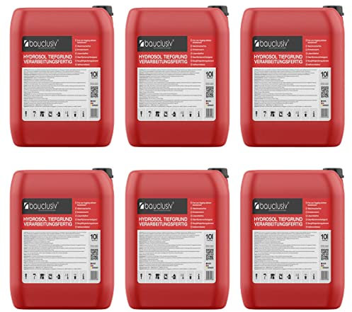 Tiefengrund Bauclusiv Hydrosol farblos 6 x 10l