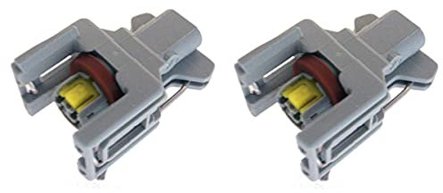 Greenspirits KFZ Ersatz Stecker für Einspritzdüse Diesel DELP DJ70229A-3.5-21 (2 x FEMALE) 240PC024S8014, 10811963 kompatibel Delphi Mercedes Injektoren