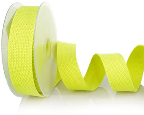Trimz Gurtband, Neongelb, 5 m x 30 mm