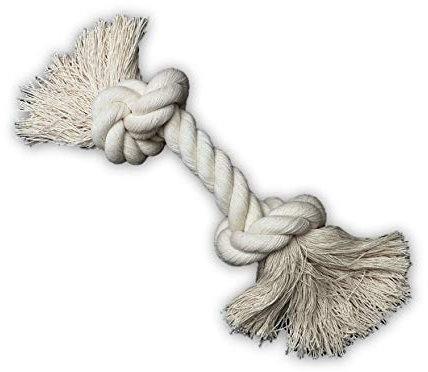 Go rilla® Hundespielzeug Seil, Tau Hund Spielzeug, Hund Seil Spielzeug Set, Interaktives Kauspielzeug Spielzeug, Vorteilhaft für die Zahnreinigung des Hundes, für Welpe Mittlere/Große Hunde (S, Natur)