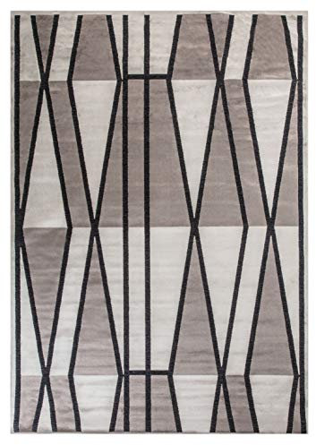 Vallila Vallgård Effect Teppich 140x200 cm Black, Schwarz, 140x200, 104086-70