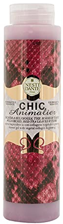 SAPONE BAGNO DOCCIA CHIC ANIMALIER 300ML - ORCHIDEA SELVAGGIA, THE' ROSSO E TIARE' NESTI DANTE