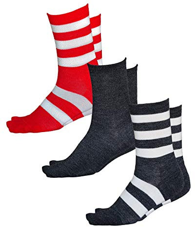 vitsocks Calzini Invernali 80% LANA MERINO Caldi Donna (3 PAIA) Sottili Morbidi Eleganti, multipack: nero bianco grigio rosso, 39-42