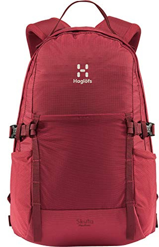 Haglöfs Unisex Skuta 20L Rucksack, 4MH-Brick Red/Light Maroon Red, Talla Única
