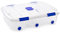 AC - Caja de ordenación de plástico Transparente Nº 14. Contenedor para almacenar Juguetes, Libros, Ropa, Mantas. Capacidad 56 litros. Dimensiones Aprox.: 18 x 80 x 60 cm