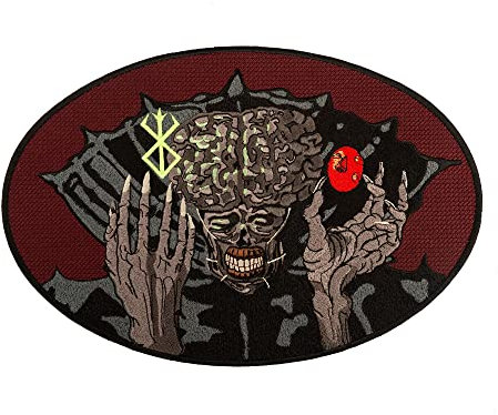Berserk Void Patch God Hand Evil-Doer Fantasy Manga Anime Lover Geschenk Bestickt Aufbügeln 29,5 x 19,6 cm