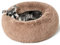 Bedsure Cama Gato Antiestres Invierno - Cama Perro Pequeño con Felpa Suave, Cojin Mascota de Pelo Relajante y Lavable,Camello,50x50CM