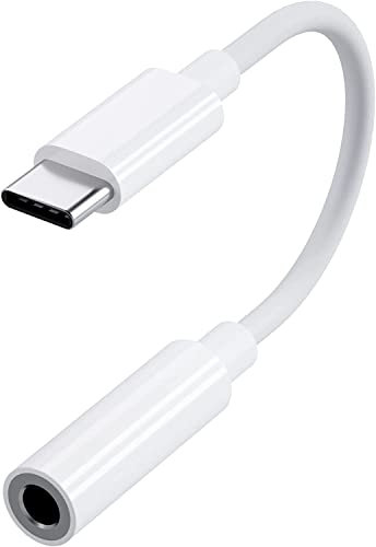 Mr. Gadget's Solutions® Cable adaptador USB tipo C a conector de auriculares de audio auxiliar de 3,5 mm para Android compatible con Galaxy S22/S21/S20/Huawei P30/Mate 30 40/iPad Pro/Google