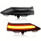 Asasytal LED Indicatori di Direzione laterali, Indicatori di Direzione a Dinamici E8 Lampada con Una Coppia di Luce di Direzione,12V Ambra Compatibile con Ford Fiesta Mk8 2018 2019 2020 PUMA,2 Pezzi