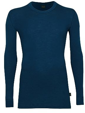 Dilling Merino Langarmshirt Herren – Thermoshirt Langarm Unterwäsche | 100% Bio-Merinowolle, temperaturregulierend & atmungsaktiv – wärmender Baselayer für Outdoor, Sport und Alltag