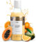 So!Flow Gel de Ducha Exfoliante y Revitalizante con Papaya y Naranja - Enriquecido con Aceite de Argán para una Piel Sedosa y Suave - Experiencia de Ducha Refrescante